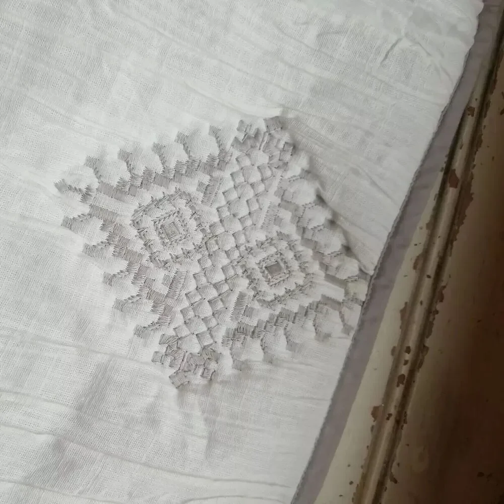 Embroidered Aztec Diamond RH Teen Standard Sham